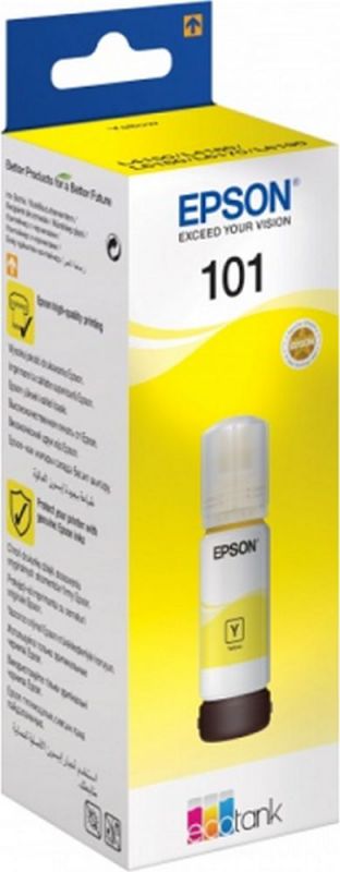 Картридж Epson L101 C13T03V44A желтый (70мл) для Epson L4150/L4160/L6160/L6170/L6190