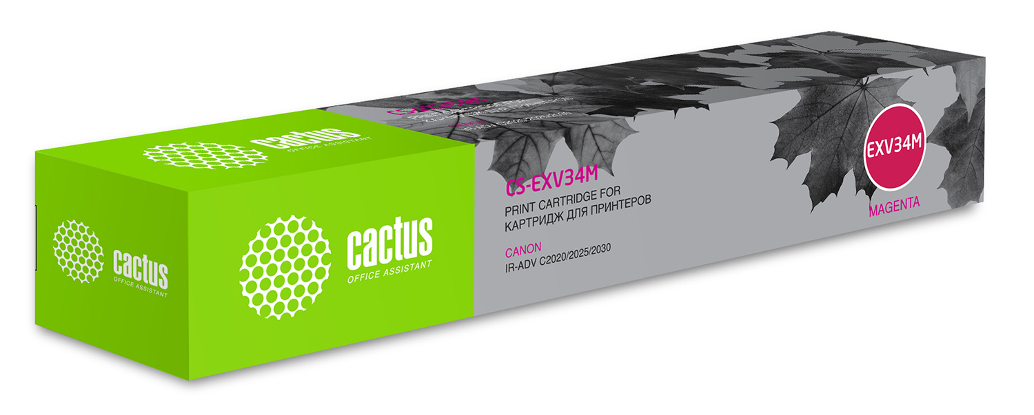   Cactus CS-EXV34M C-EXV34 M  (19000.)  Canon IR Advance C2030L/C2030i/C2020L/C2020i/C2025i