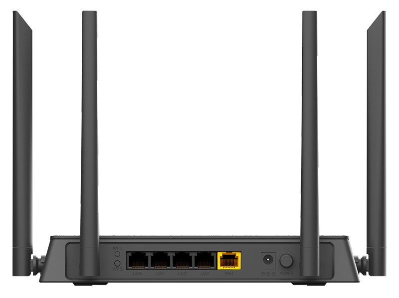 Wi-Fi роутер D-Link DIR-822/RU,  AC1200,  черный