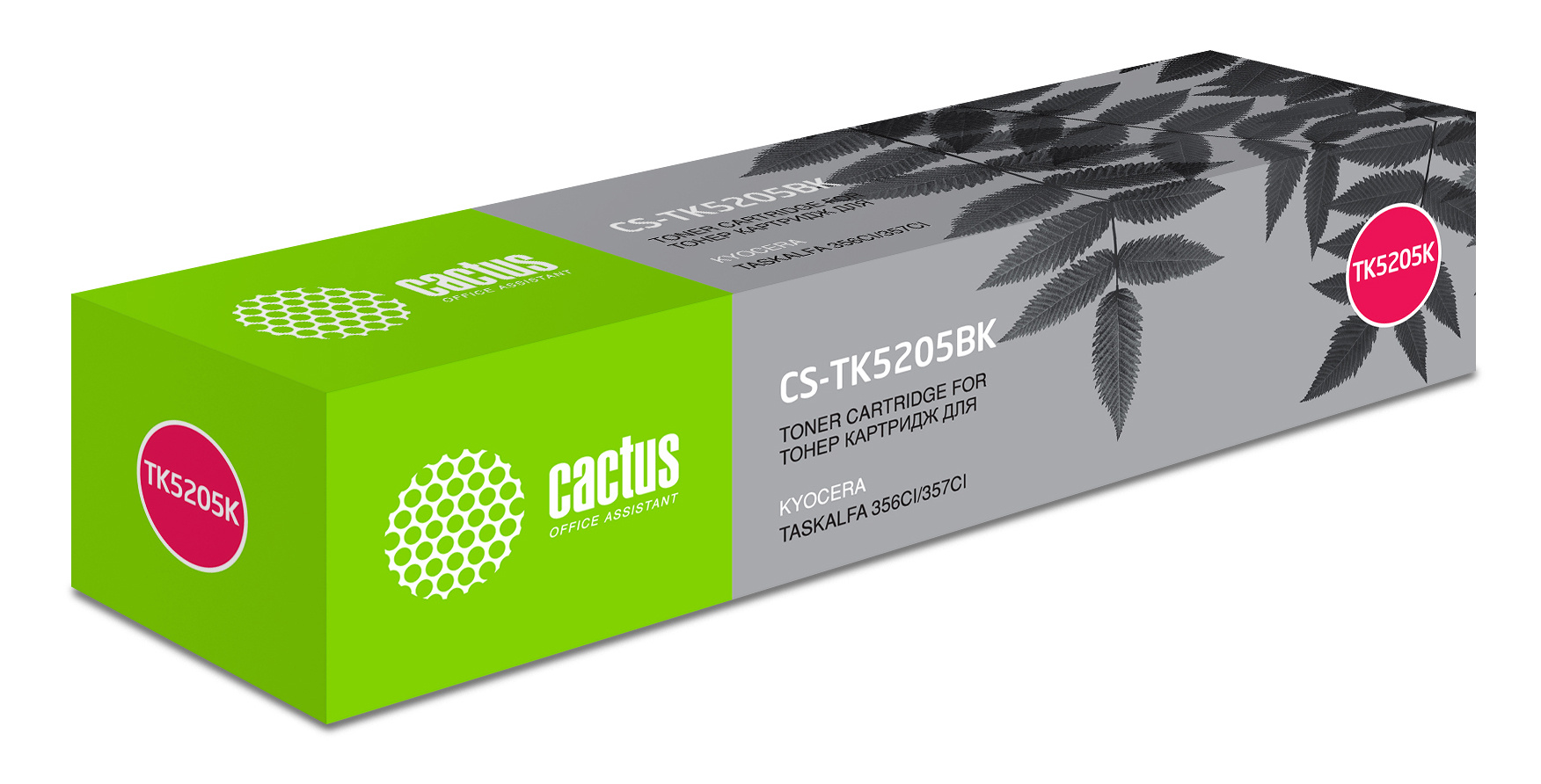   Cactus CS-TK5205BK  (18000.)  Kyocera Ecosys 356ci