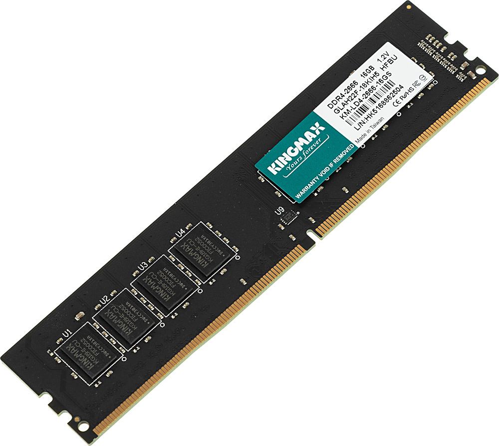  Kingmax DDR4 16Gb 2666MHz KM-LD4-2666-16GS RTL PC4-19200 CL17 DIMM 288-pin 1.2 (KM-LD4-2666-16GS)