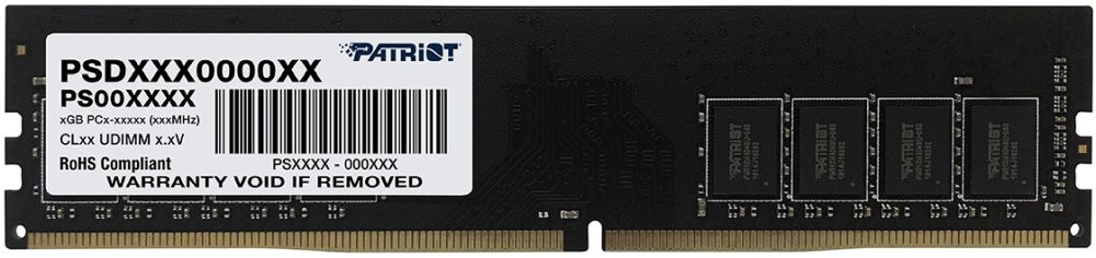   Patriot Signature PSD416G266681 DDR4 -  16 2666, DIMM,  Ret