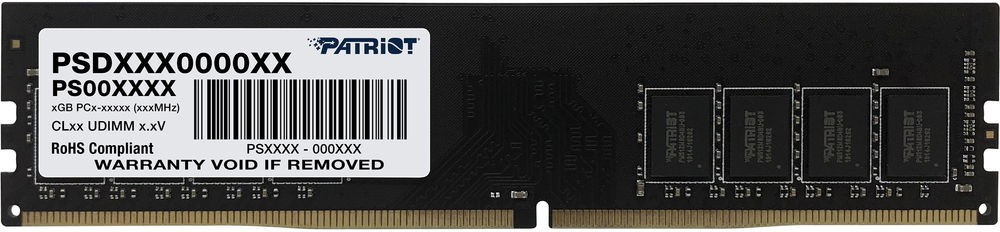   Patriot Signature PSD416G320081 DDR4 -  16 3200, DIMM,  Ret