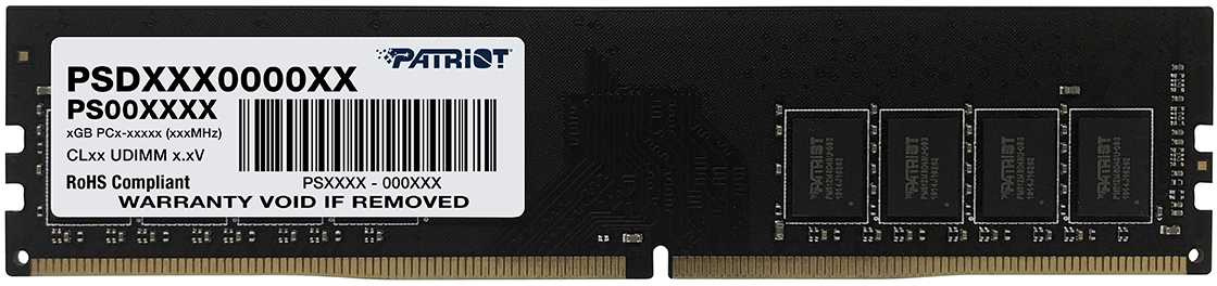   Patriot Signature PSD416G32002 DDR4 -  16 3200, DIMM,  Ret