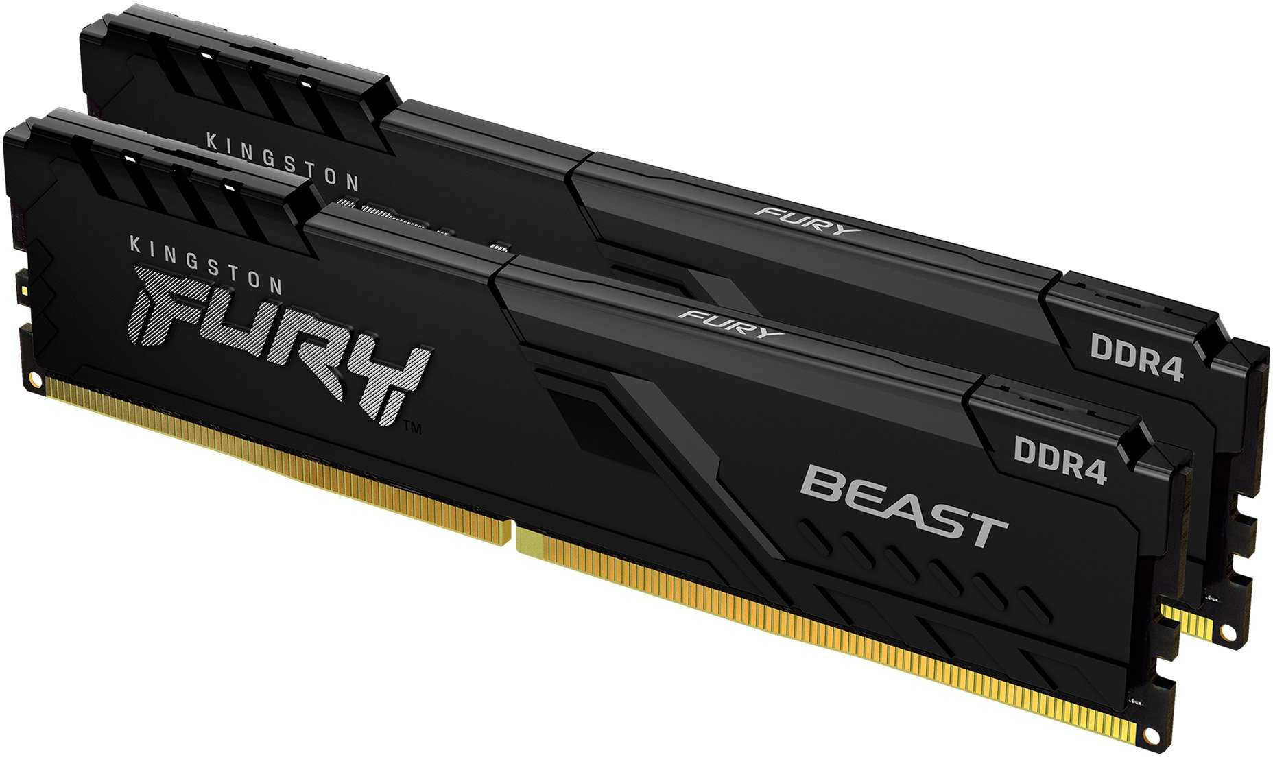   Kingston Fury Beast Black DDR4 - 2x 8 2666, DIMM, [KF426C16BBK2/16] Ret