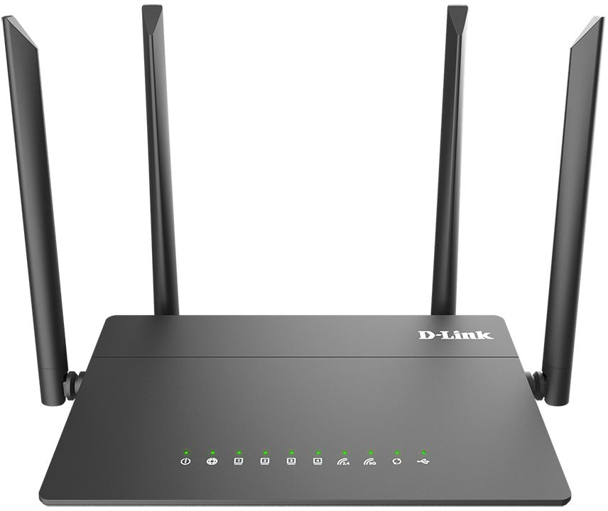 Wi-Fi роутер D-Link DIR-815/RU/R4A,  AC1200,  черный