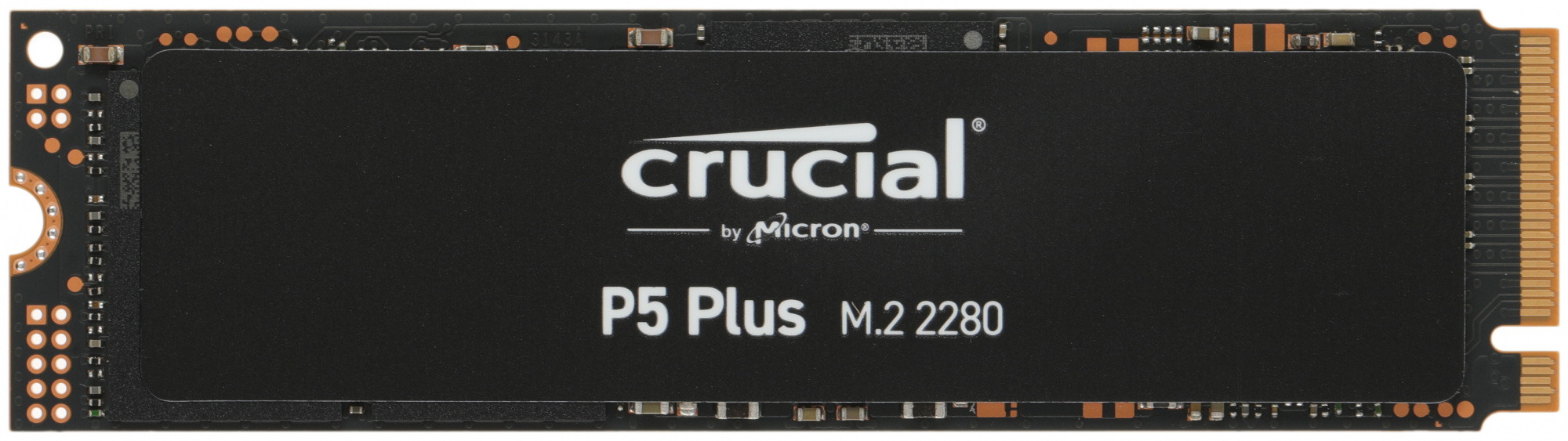 SSD  Crucial P5 Plus, 500GB, SSD, M.2 2280, NVMe, PCIe 4.0 x4, 3D TLC, R/W 6600/4000MB/s, IOPs 360 000/700 000, 300TBW