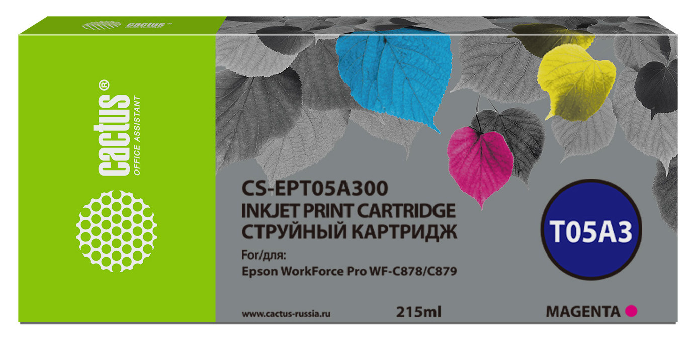   Cactus CS-EPT05A300 T05A3  (215)  Epson WorkForce Pro WF-C878/C879