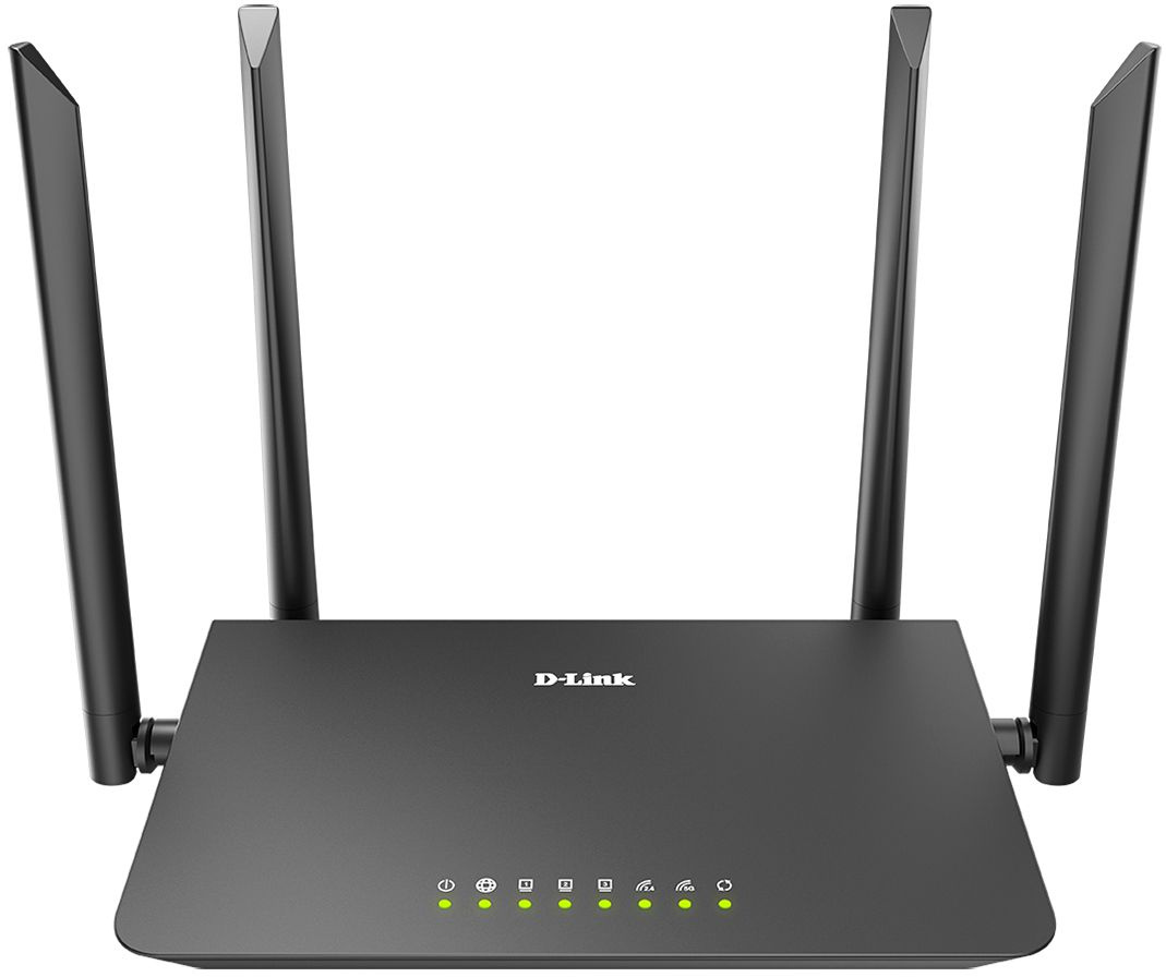 Wi-Fi роутер D-Link DIR-820/RU/A1A,  AC1200,  черный