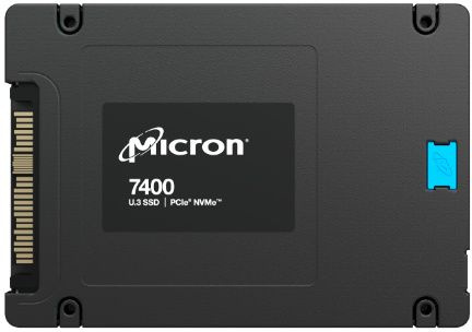 SSD  Crucial Micron 7400MAX MTFDKCB1T6TFC-1AZ1ZABYY 1.6, 2.5, PCI-E 4.0 x4,  NVMe,  U.3