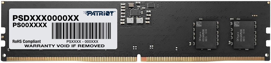   Patriot Signature PSD532G48002 DDR5 -  1x 32 4800, DIMM,  Ret