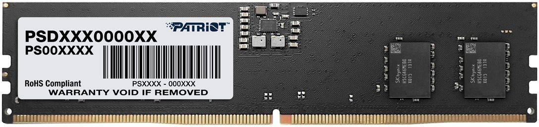 ������ ������ Patriot Signature PSD58G480041 DDR5 -  8�� 4800, DIMM,  ECC, Ret [PSD58G480041]