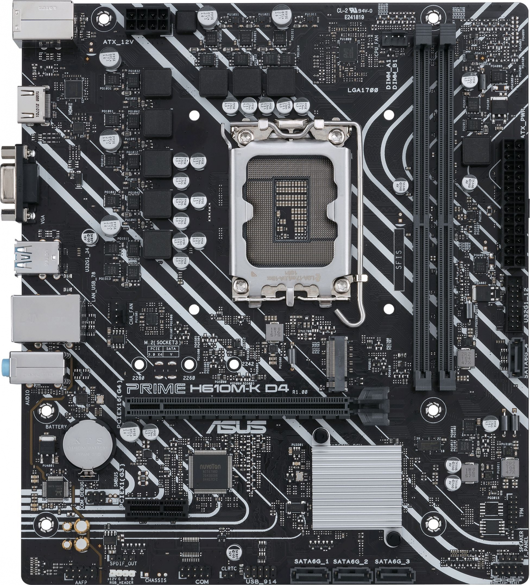   Asus PRIME H610M-K D4 Soc-1700 Intel H610 2xDDR4 mATX AC`97 8ch(7.1) GbLAN+VGA+HDMI