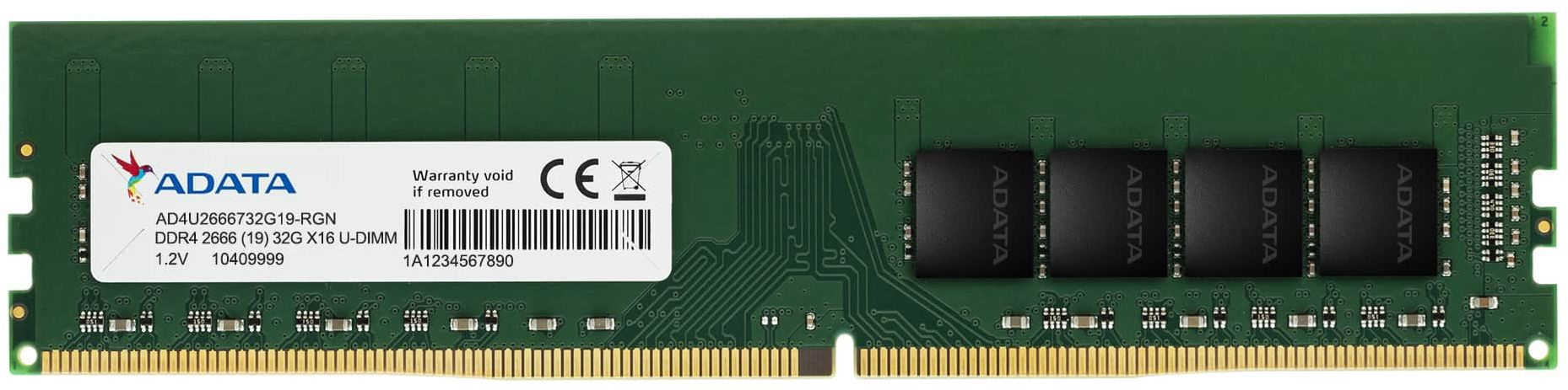   A-Data AD4U26668G19-SGN DDR4 -  1x 8 2666, DIMM,  Ret [AD4U26668G19-SGN]