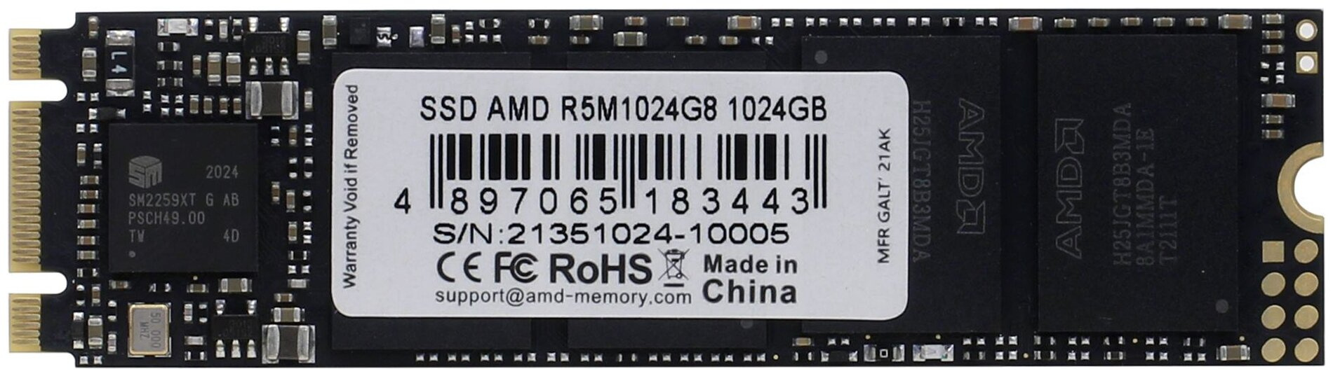 SSD  AMD Radeon R5M1024G8 1, M.2 2280, SATA III,  M.2