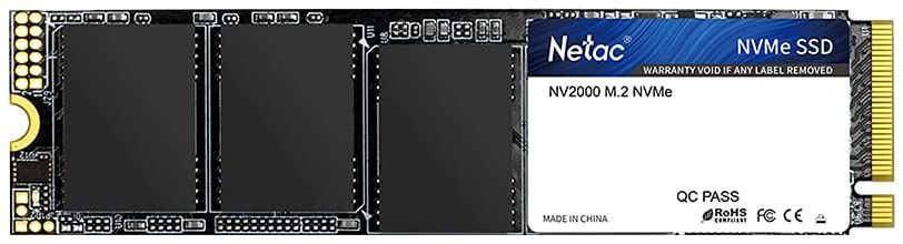   Netac NV2000 PCIe 3 x4 M,2 2280 NVMe 3D NAND SSD 512GB, R/W up to 2500/1950MB/s