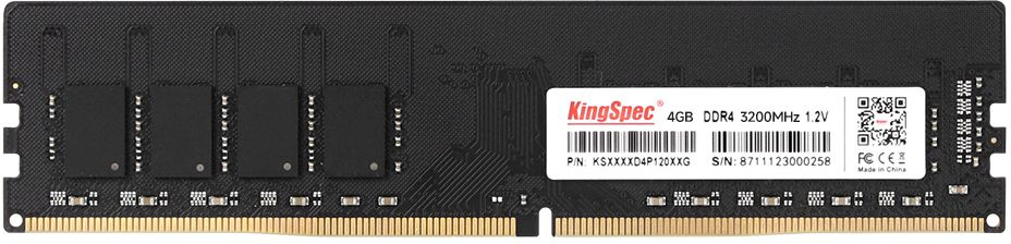   KINGSPEC KS3200D4P12004G DDR4 -  4 3200, DIMM,  Ret