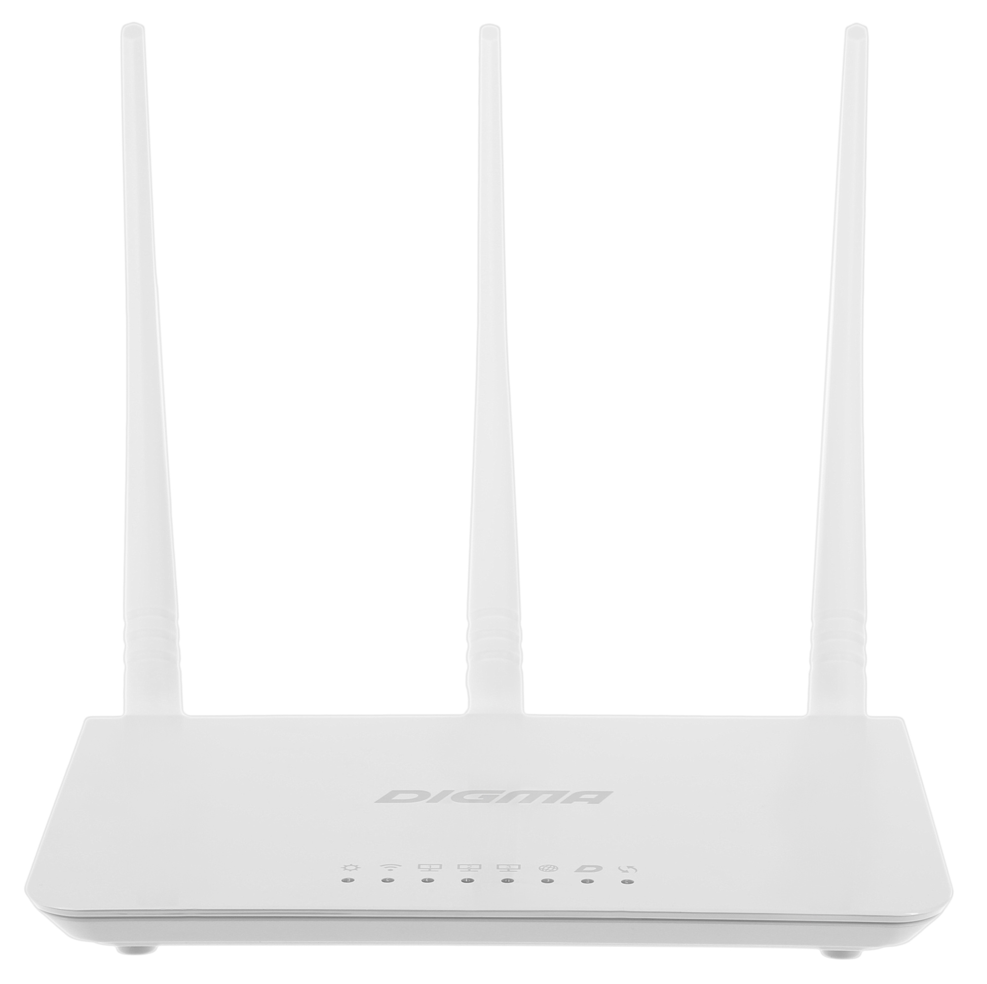 Wi-Fi роутер Digma DWR-N302,  N300,  белый