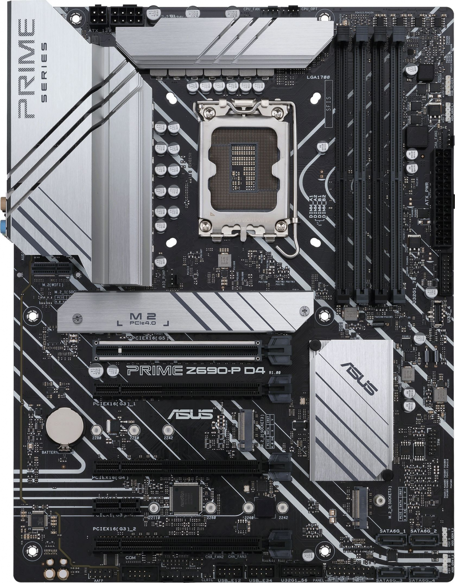   Asus PRIME Z690-P D4-CSM Soc-1700 Intel Z690 4xDDR4 ATX AC`97 8ch(7.1) 2.5Gg RAID+HDMI+DP