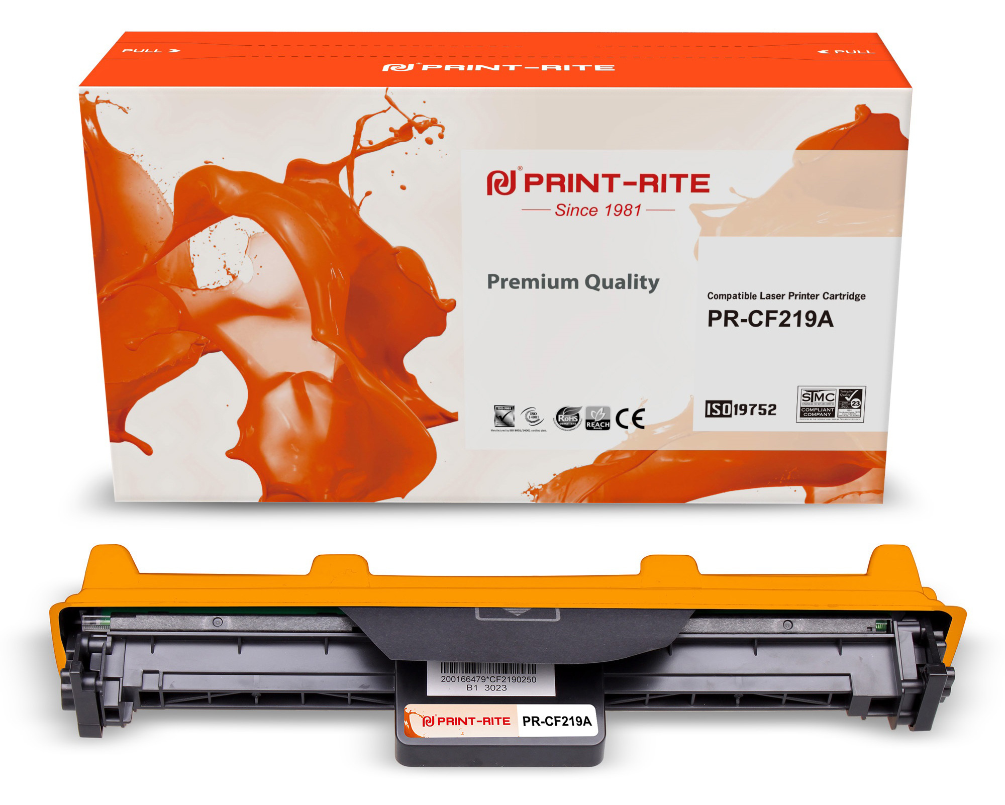 Блок фотобарабана Print-Rite TFHAGIBPU1J PR-CF219A CF219A черный ч/б:12000стр. для M104a Pro/M104w Pro/M132a Pro/M132fn Pro HP