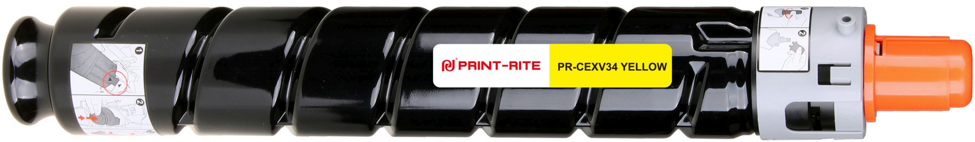   Print-Rite TFC390YPRJ PR-CEXV34 YELLOW C-EXV34 Yellow  (19000.)  Canon IR Advance C2030L/C2030i/C2020L/C2020i/C2025i