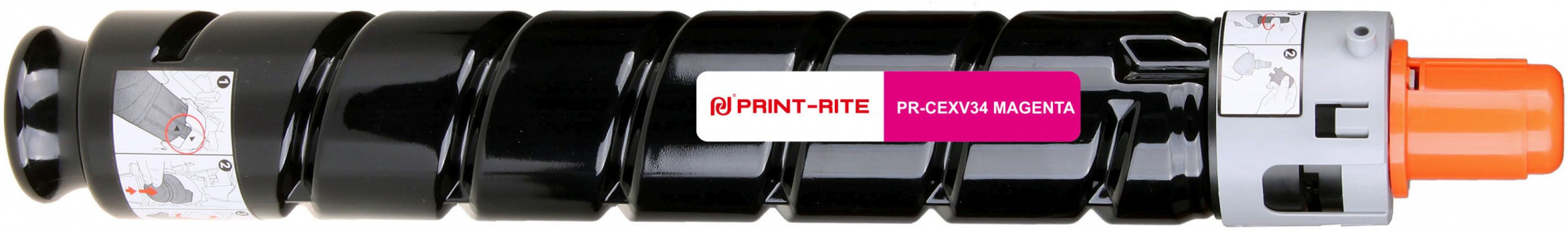   Print-Rite TFC389MPRJ PR-CEXV34 MAGENTA C-EXV34 Magenta  (19000.)  Canon IR Advance C2030L/C2030i/C2020L/C2020i/C2025i