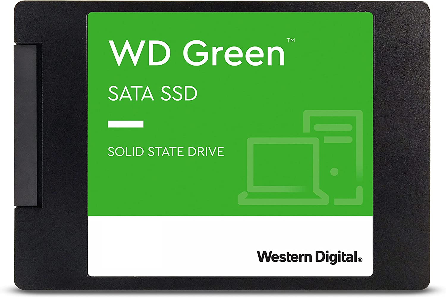 WD SSD Green, 1,0TB, 2,5 7mm, SATA3, QLC, R/W 545/385MB/s, IOPs ,,/,,, TBW ,,, DWPD ,, (12 ,)