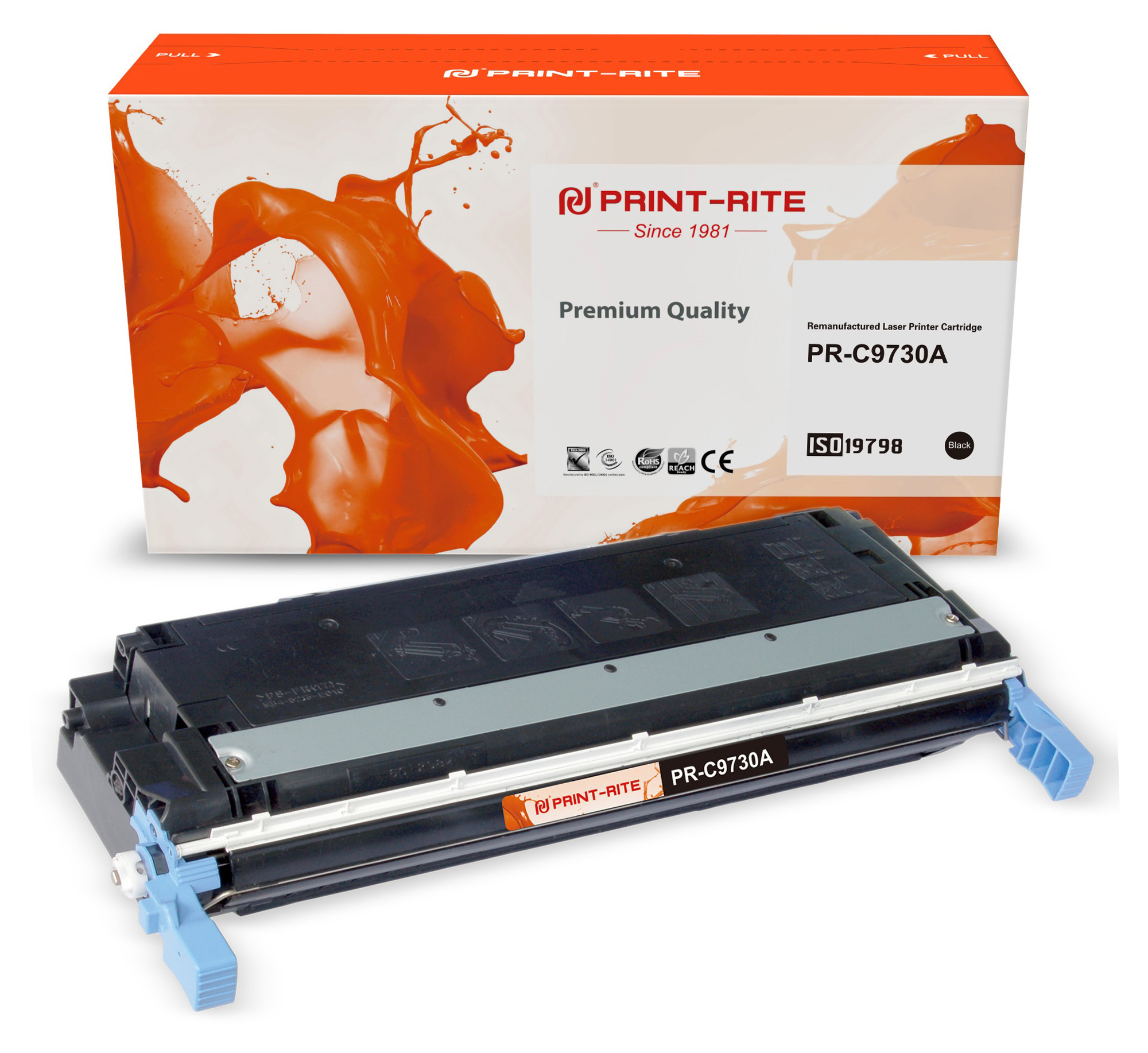   Print-Rite TRH214BPU1J PR-C9730A C9730A  (13000.)  HP CLJ 5500/5550