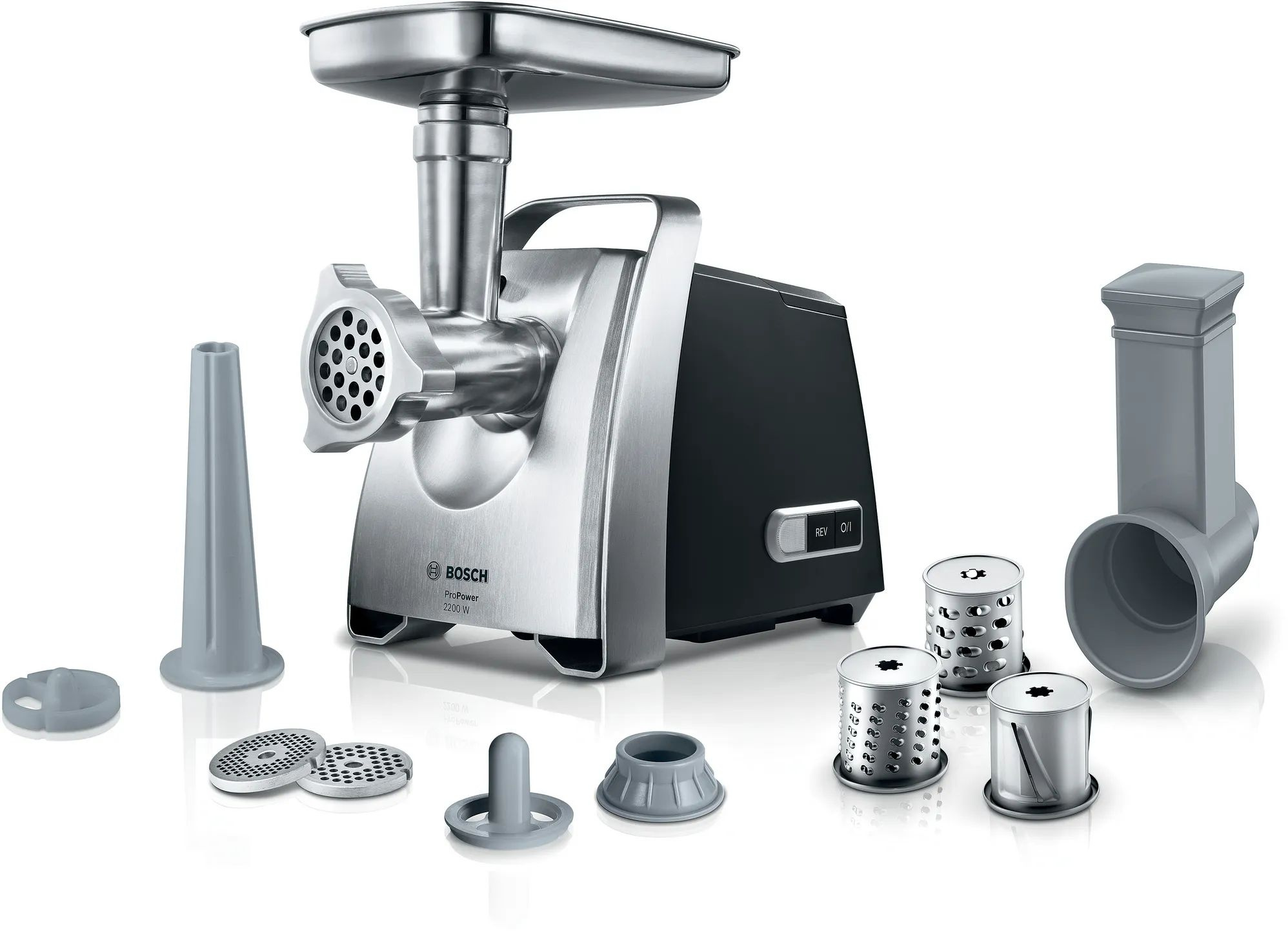 Мясорубка Bosch MFW68640 2200Вт серебристый/черный купить в Санкт ...