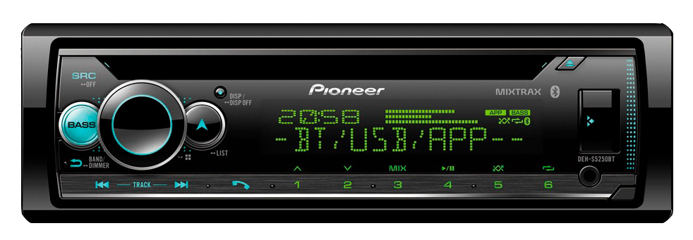  Pioneer DEH-S5250BT 1DIN 4x50 DSP 2  RDS