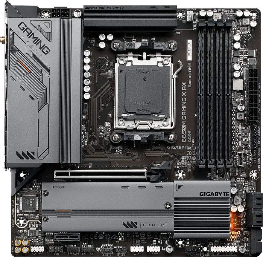   GIGABYTE B650M GAMING X AX, SocketAM5, AMD B650, mATX, Ret