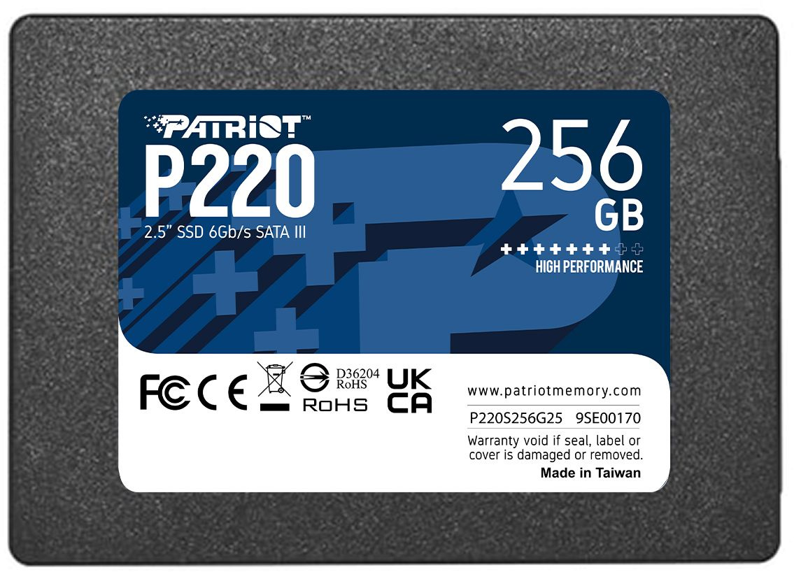 SSD  Patriot P220 P220S256G25 256, 2.5, SATA III,  SATA