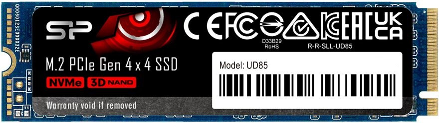 SSD  Silicon Power M-Series UD85 SP01KGBP44UD8505 1, M.2 2280, PCIe 4.0 x4,  NVMe,  M.2