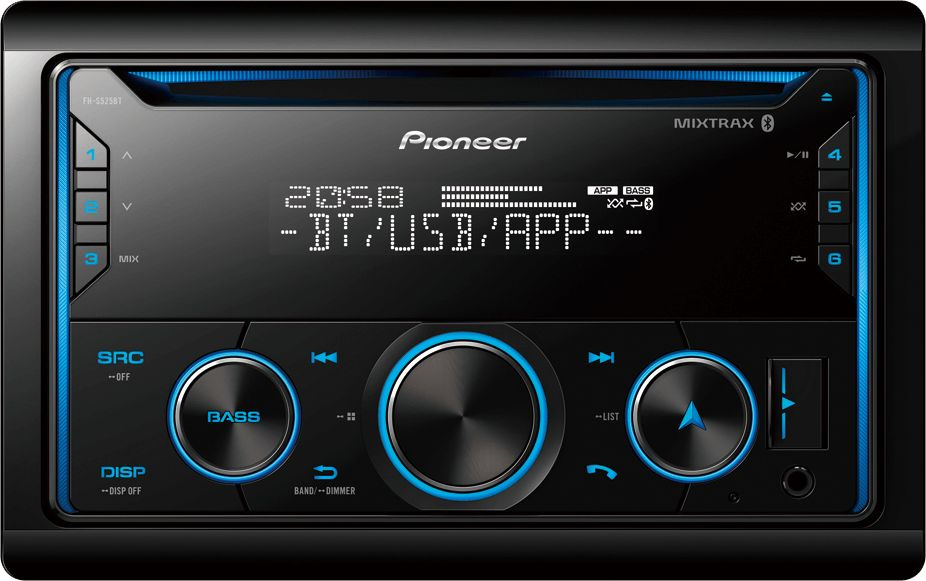  Pioneer FH-S525BT 2DIN 4x50 RDS