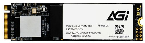 SSD  AGI AI198 AGI256G16AI198 256, M.2 2280, PCIe 3.0 x4,  NVMe,  M.2