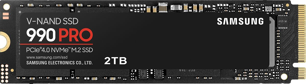 SSD  Samsung 990 Pro MZ-V9P2T0B/AM 2, M.2 2280, PCIe 4.0 x4,  NVMe,  M.2