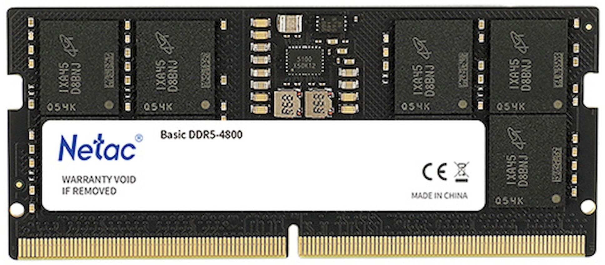   NETAC Basic NTBSD5N48SP-08 DDR5 -  1x 8 4800,   (SO-DIMM),  ECC, Ret,  original