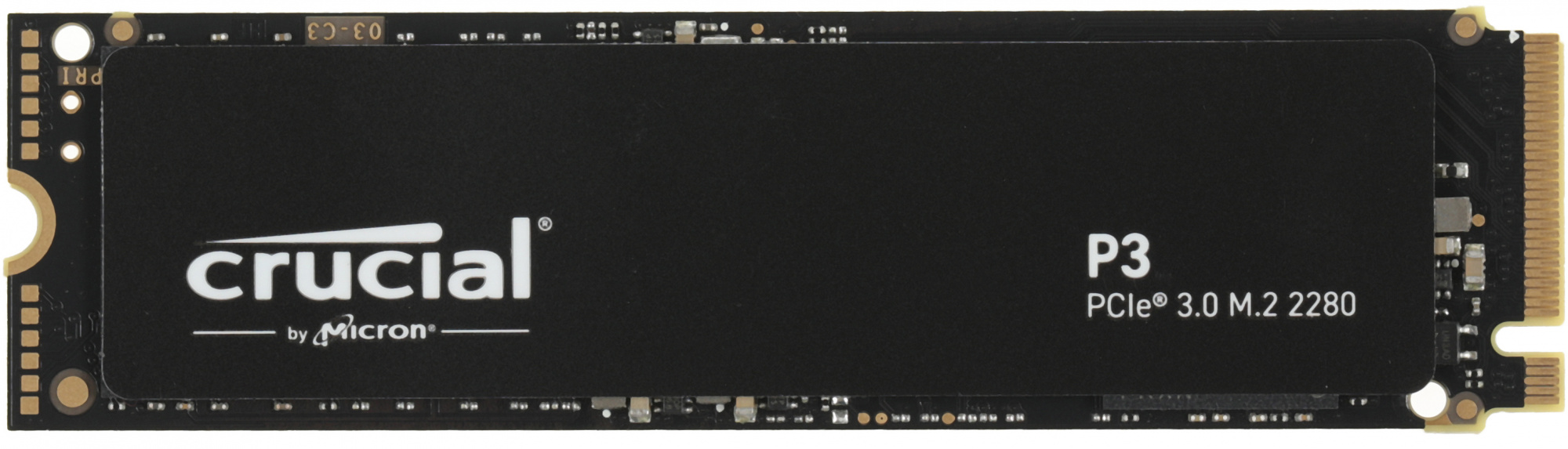 SSD  Crucial P3 CT500P3SSD8 500, M.2 2280, PCIe 3.0 x4,  NVMe,  M.2