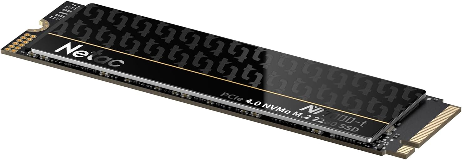 SSD  NETAC NV7000-t NT01NV7000T-4T0-E4X 4, M.2 2280, PCIe 4.0 x4,  NVMe,  M.2