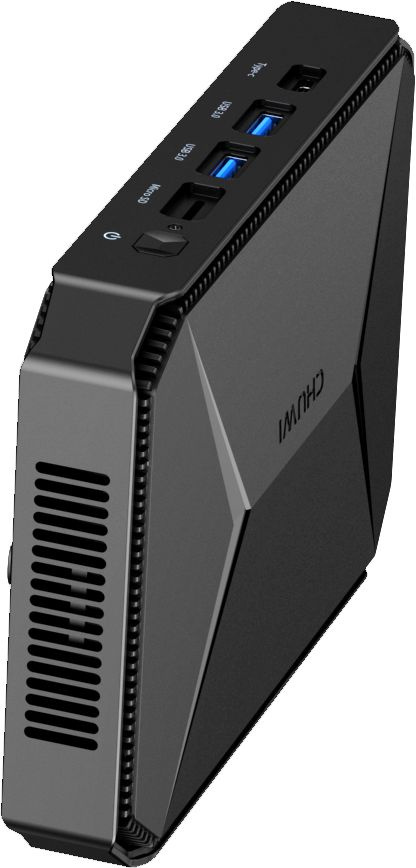 Мини ПК CHUWI HeroBox Intel N100,  LPDDR5 8ГБ, 256ГБ(SSD),  Intel UHD Graphics,  CR,  Windows 11 Professional,  черный