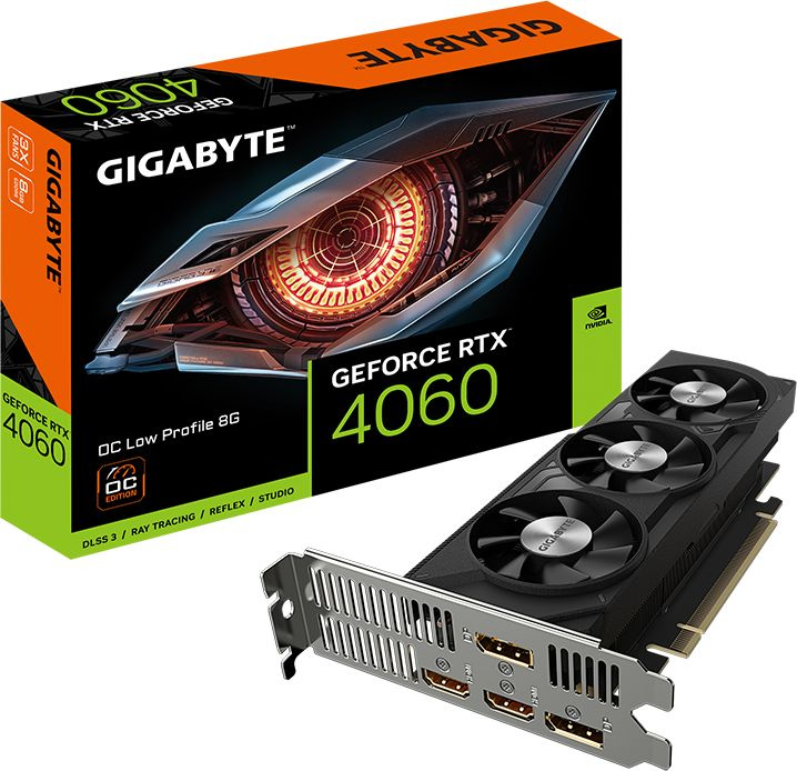  GIGABYTE NVIDIA  GeForce RTX 4060 GV-N4060OC-8GL 8 GDDR6, OC,  Ret