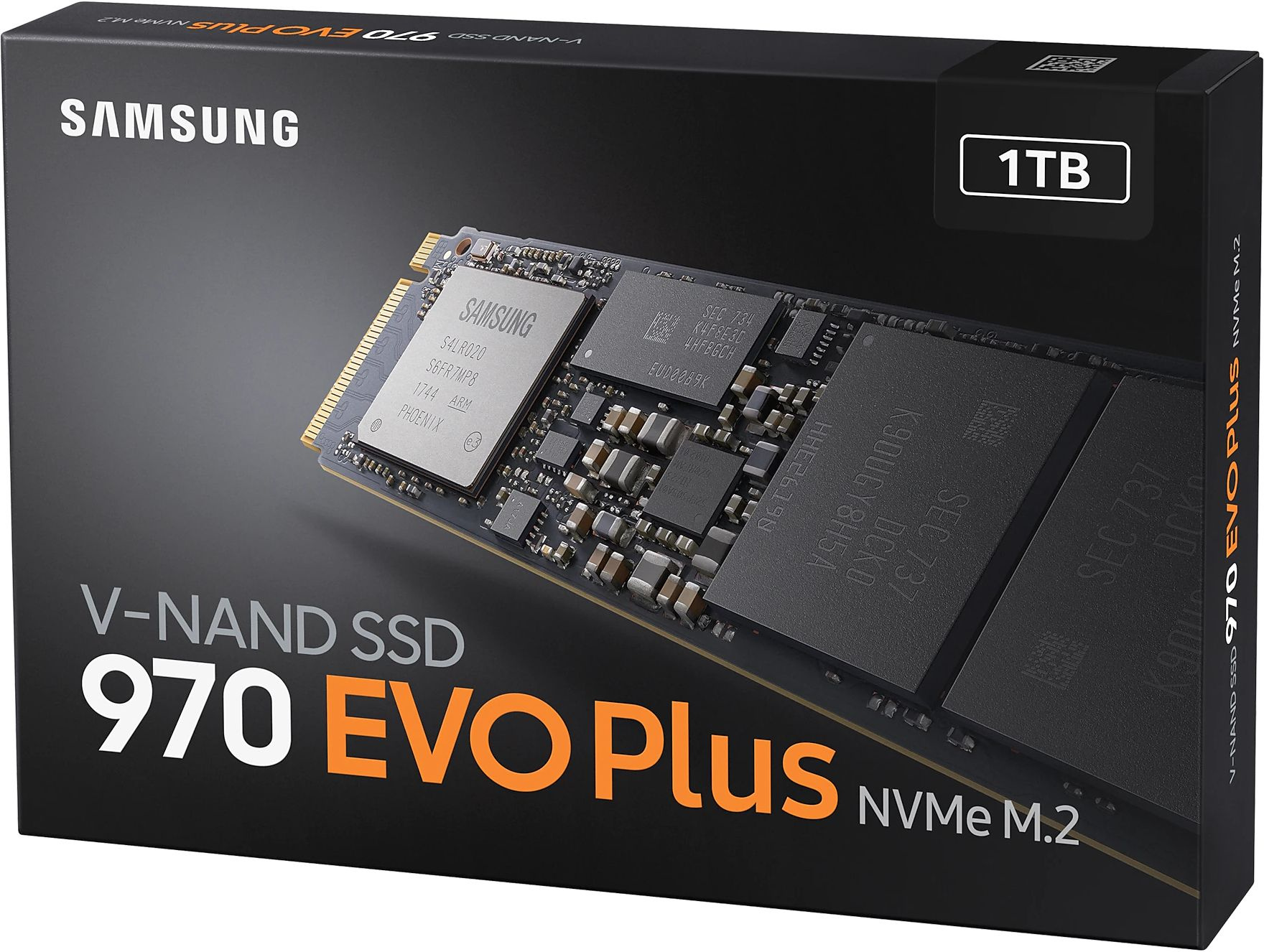 SSD  Samsung 970 EVO Plus MZ-V7S1T0B/AM 1, M.2 2280, PCIe 3.0 x4,  NVMe,  M.2