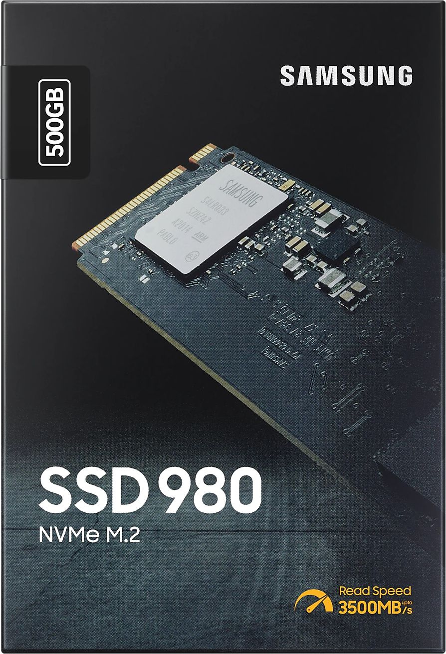 SSD  Samsung 980 MZ-V8V500B/AM 500, M.2 2280, PCIe 3.0 x4,  NVMe,  M.2,  rtl