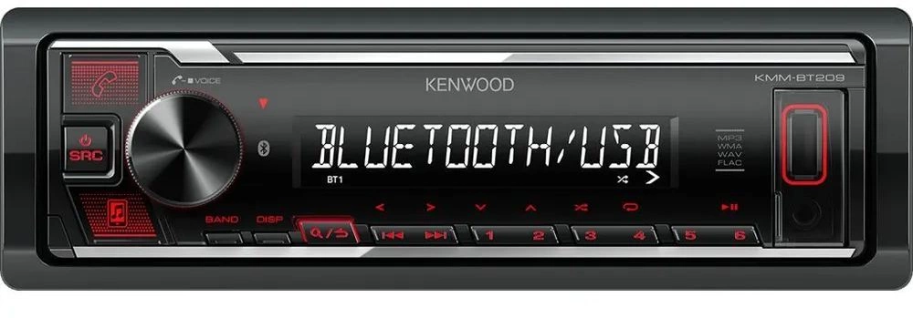  Kenwood KMM-BT209 1DIN 4x50 v4.2 USB 2.0 AUX 1 RDS