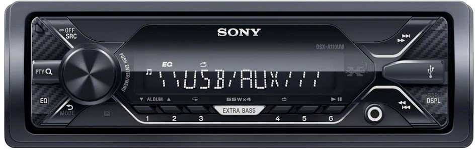  Sony DSX-A110UW 1DIN 4x55 USB 2.0 AUX 1 RDS
