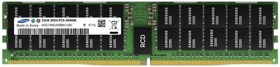   Samsung M321R4GA0BB0-CQK DDR5 -  1x 32 4800, DIMM,  ECC, OEM