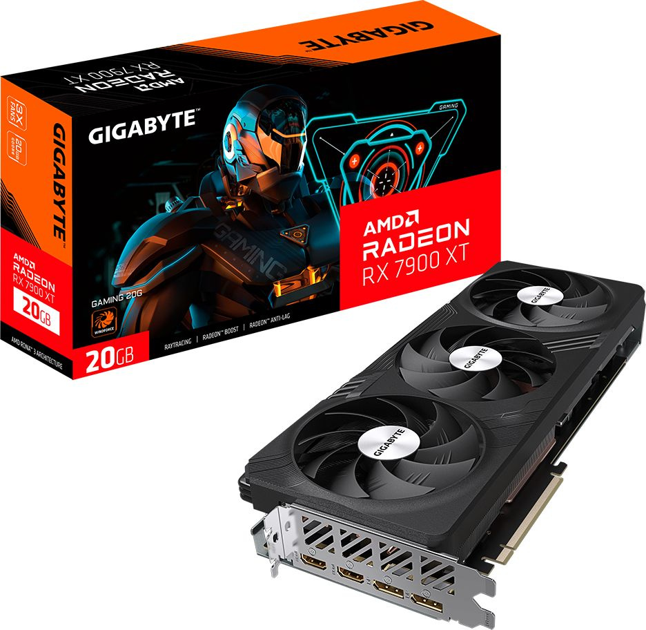  GIGABYTE AMD  Radeon RX 7900XT GV-R79XTGAMING-20GD 20 Gaming, GDDR6, Ret