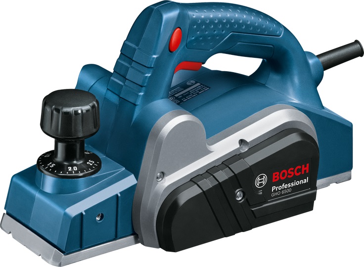 Рубанок электрический Bosch GHO 6500 [0601596000] { 650 Вт, 16500 об/мин, 2,8кг }