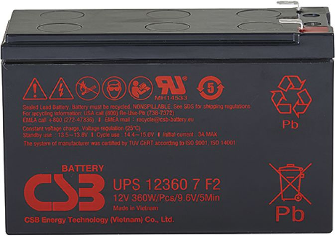     CSB UPS 123607 F 12,  7.5 [ups 123607 f2]
