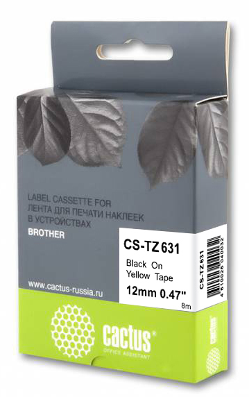   Cactus CS-TZ631 TZe-631   Brother 1010/1260VP/1830VP/9700PC